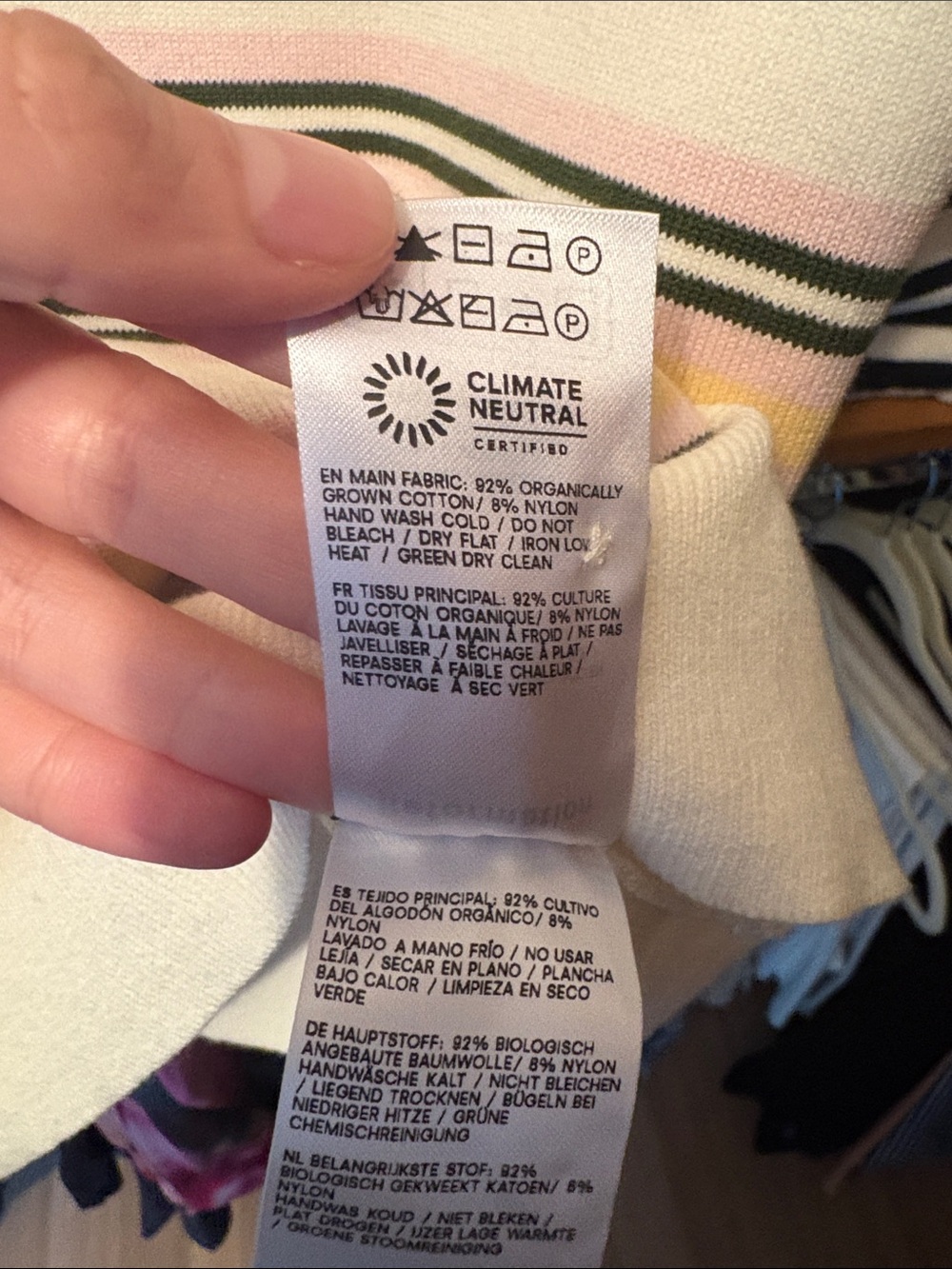 Reformation Campbell Cotton Polo Sweater - size small - Picture 9 of 10